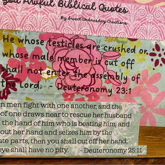 God Awful Bible Quotes Sign - Picture 9 of 10